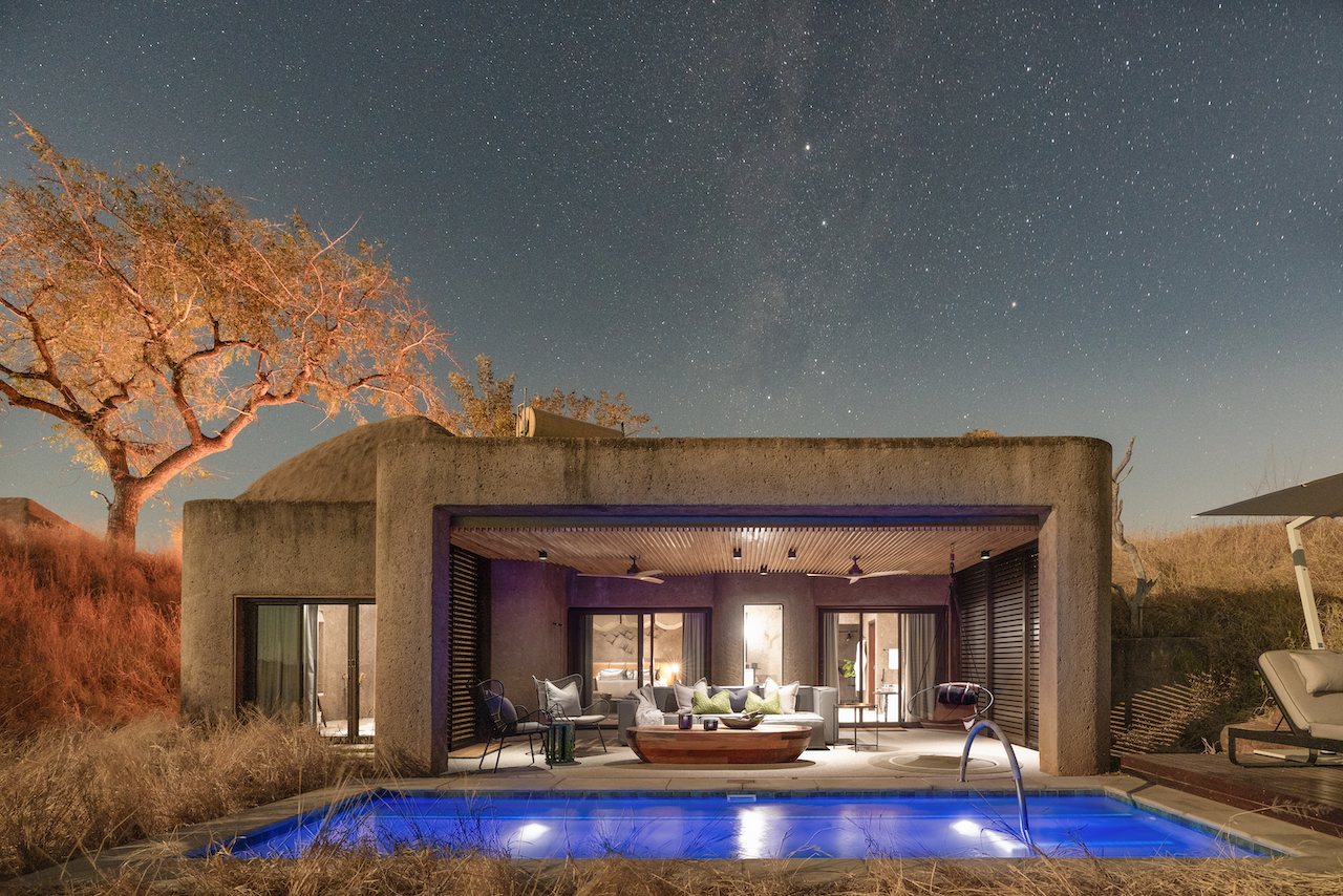 <p>Each of the suites at Sabi Sabi Earth Lodge features a private pool, providing guests with a luxurious and secluded area to relax and unwind. The pools are located on the outdoor deck of each suite, and they offer stunning views of the surrounding bushveld.</p>